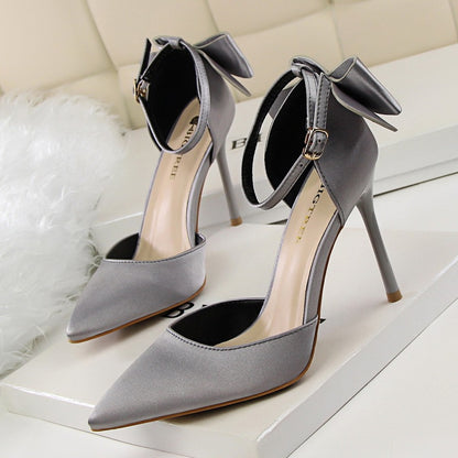 Women's Elegant Bowknot Heel