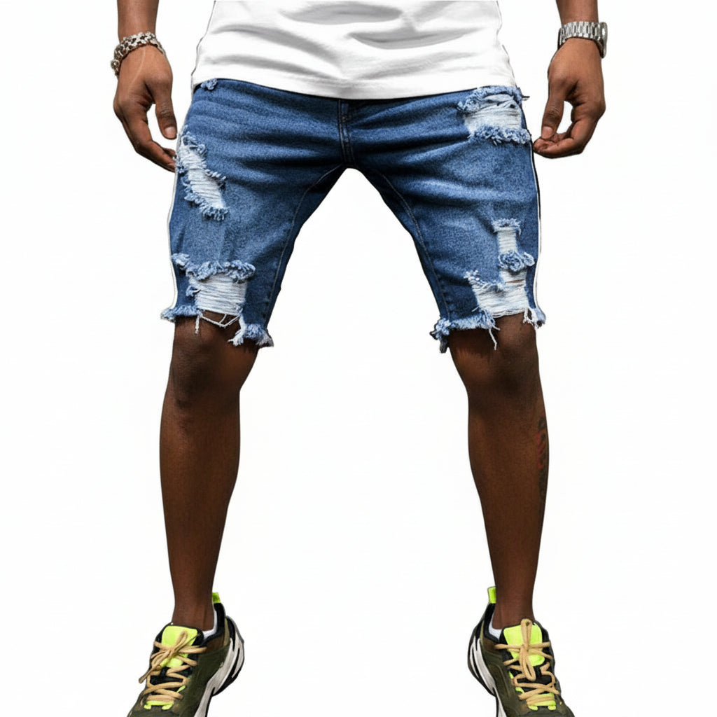 Youth Boys Distressed Denim Shorts