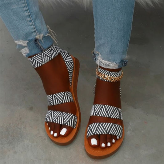 Women's Printed Slide Sandals