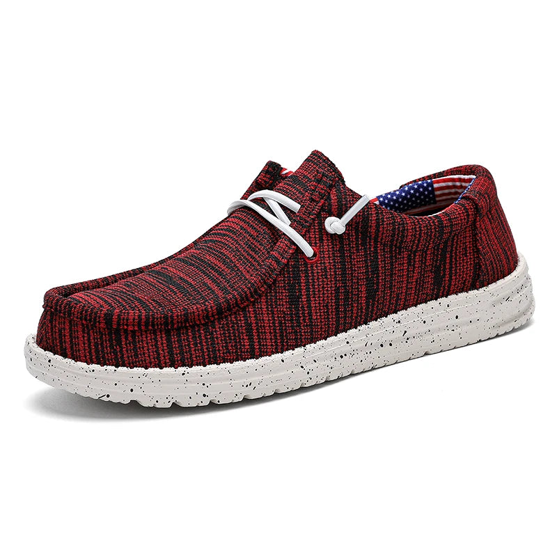 Canvas Loafer Slip-On Moccasin Shoes