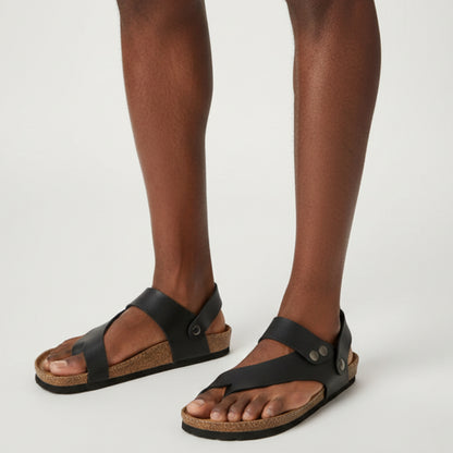 Men's Gladiator Leather Slip-On Sandals