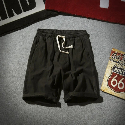 Men's Linen Beach Shorts