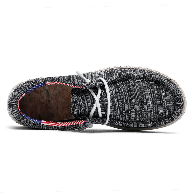 Canvas Loafer Slip-On Moccasin Shoes