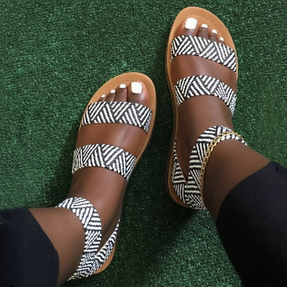 Women's Printed Slide Sandals