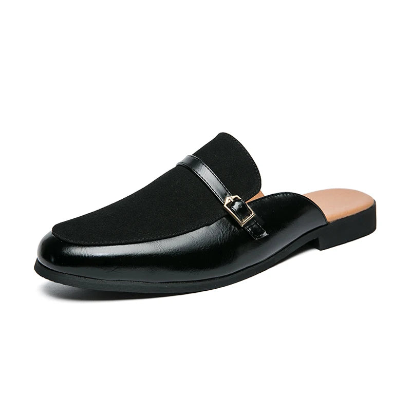 Men's Suede Genuine Leather Retro Dress Sandals