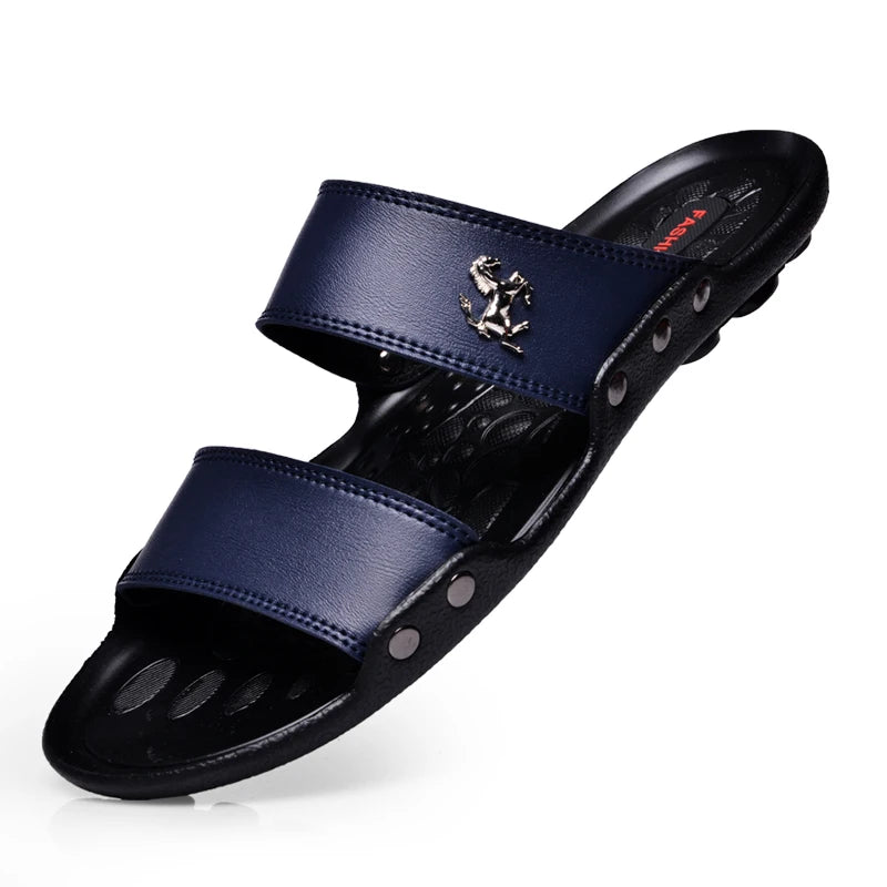 Men's Platform Slip-On Slippers