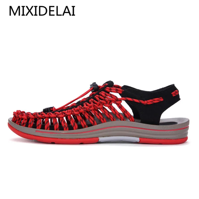 Cross-Tied Lace-Up Sandals for Youth Boys