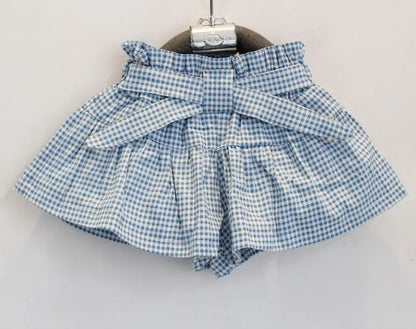 Girls' Bluebell Bow Sleeveless Short Set