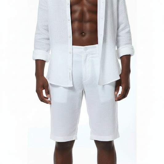 Men's Linen Casual Shorts