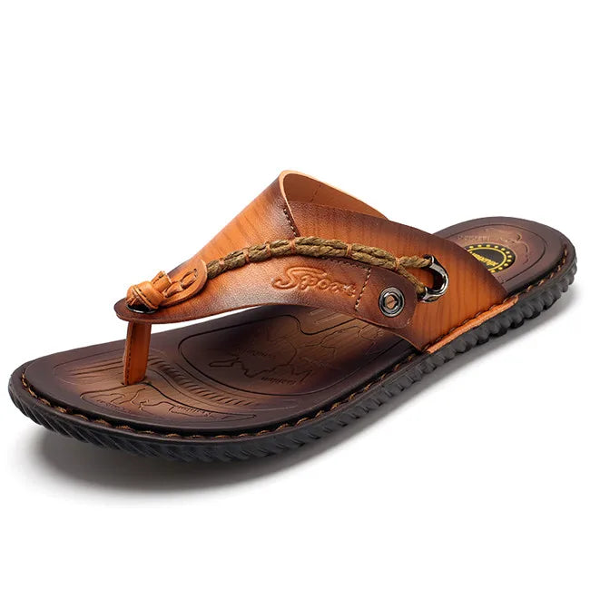 Men's Microfiber Platform Sandals