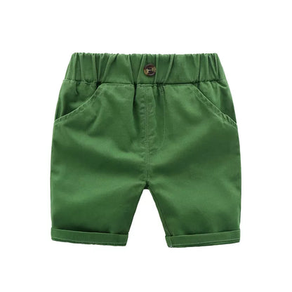 Boys' Cotton Elastic Waist Shorts