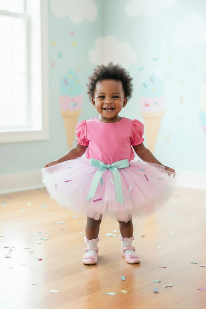 Girls Chiffon Tutu Dress
