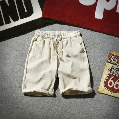 Men's Linen Beach Shorts
