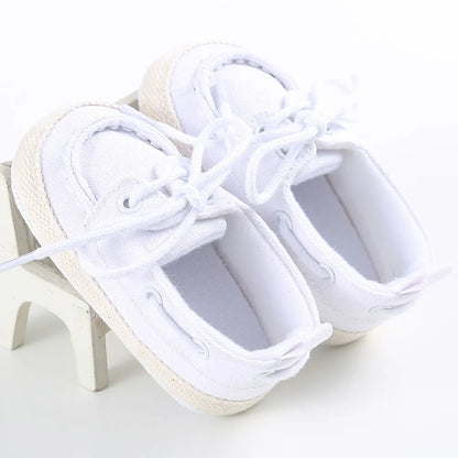 Baby Boys' Canvas Slip-On Boat Shoes