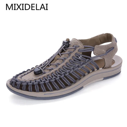 Cross-Tied Lace-Up Sandals for Youth Boys