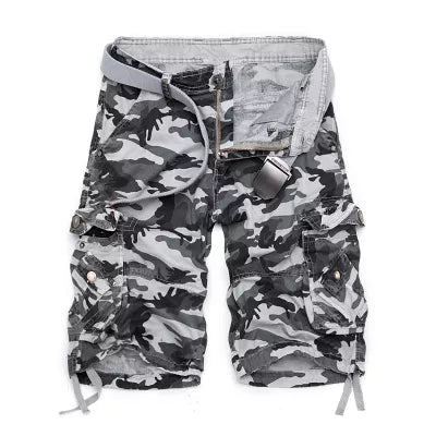 Youth Boys Military Camo Cargo Shorts