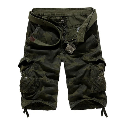 Youth Boys Military Camo Cargo Shorts