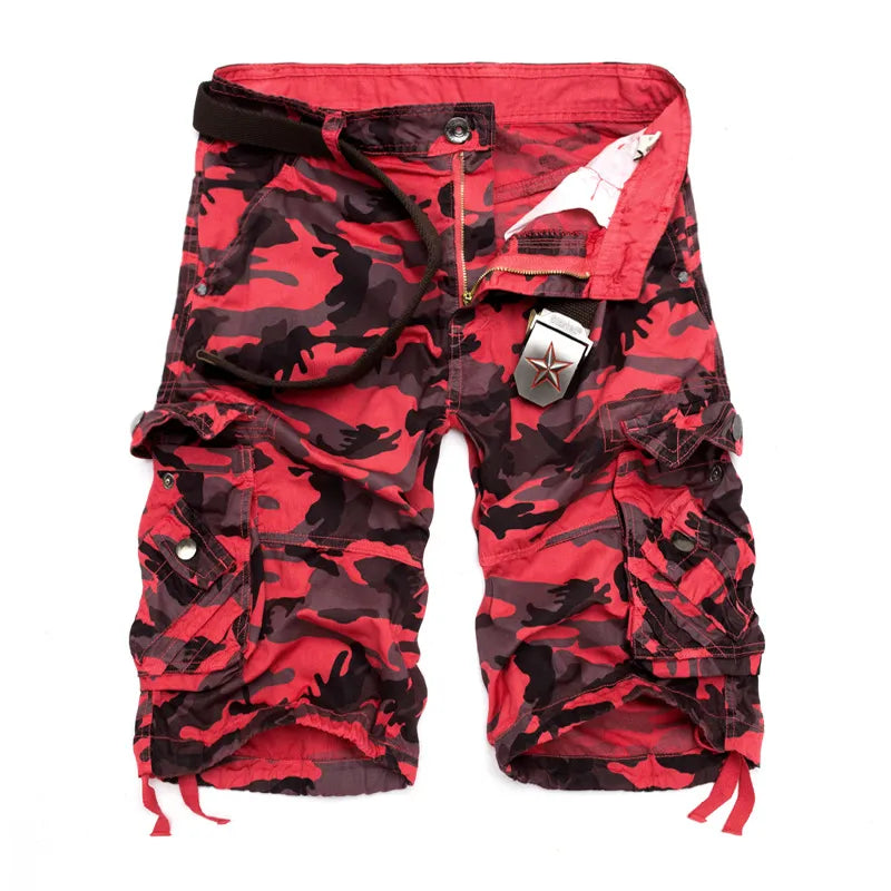 Youth Boys Military Camo Cargo Shorts