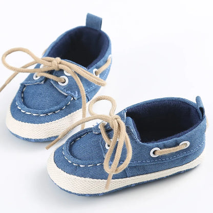 Baby Boys' Canvas Slip-On Boat Shoes