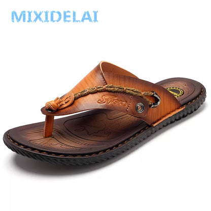 Men's Microfiber Platform Sandals