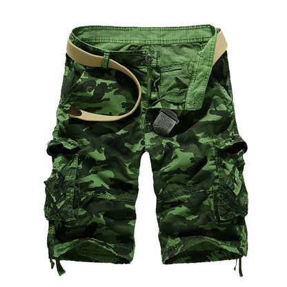 Youth Boys Military Camo Cargo Shorts