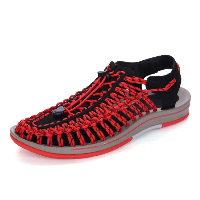 Cross-Tied Lace-Up Sandals for Youth Boys