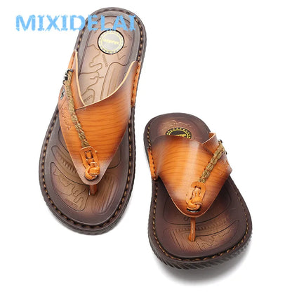Men's Microfiber Platform Sandals