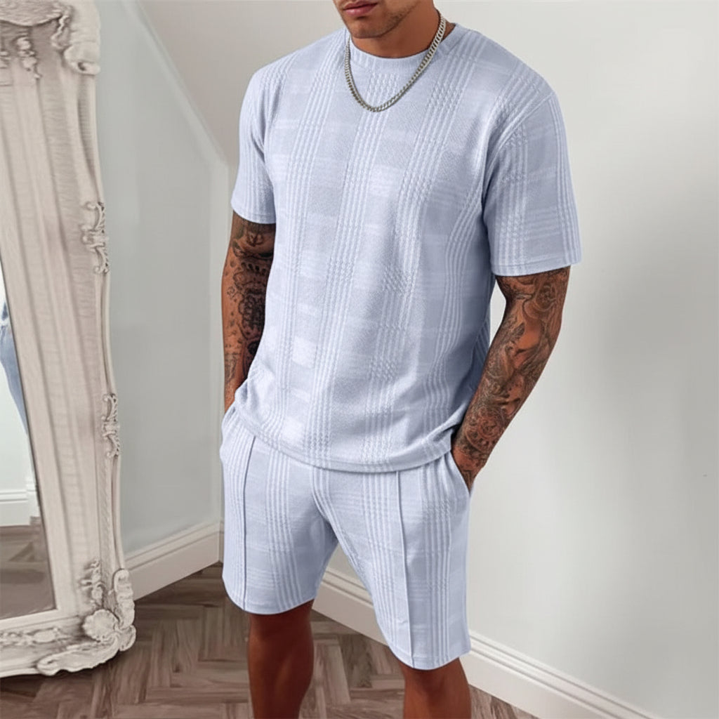 Men's 2-Piece Matching Short Set