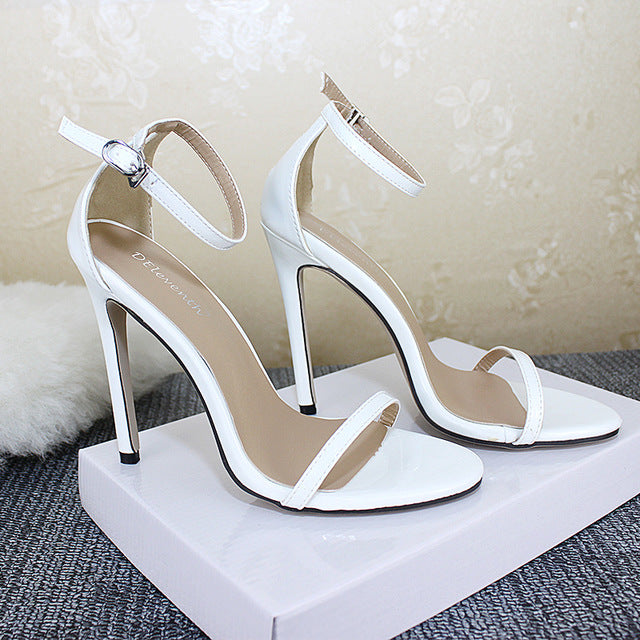 Strappy Stihletto Heel Sandals