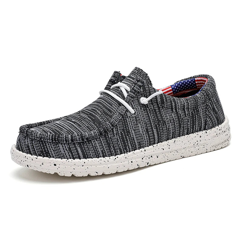 Canvas Loafer Slip-On Moccasin Shoes