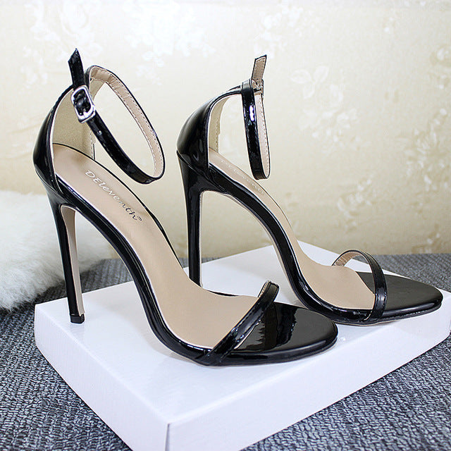 Strappy Stihletto Heel Sandals