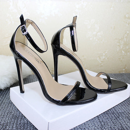 Strappy Stihletto Heel Sandals