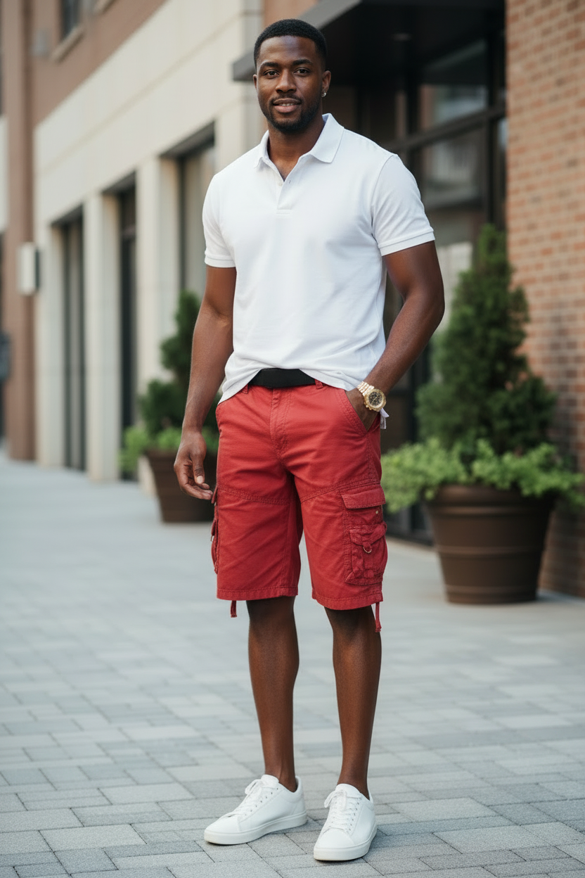 Men's Camo Cargo Shorts