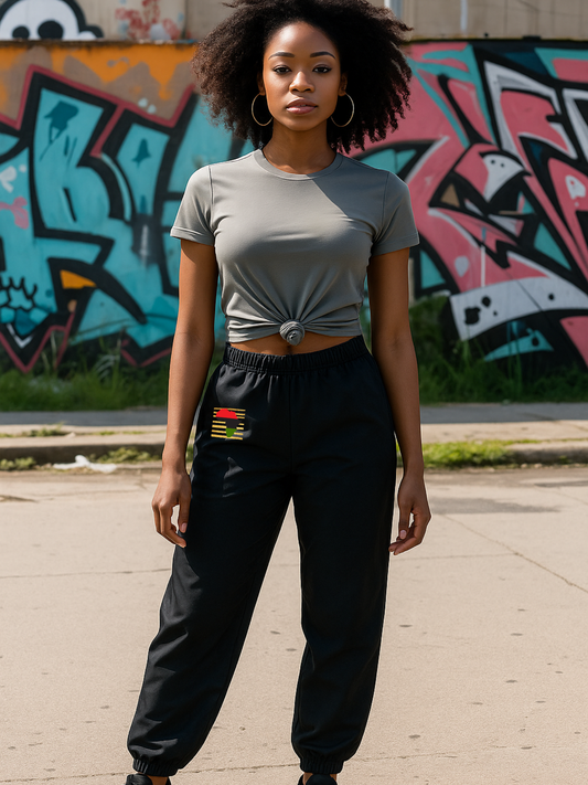 Africa on Gold Unisex Track Pants