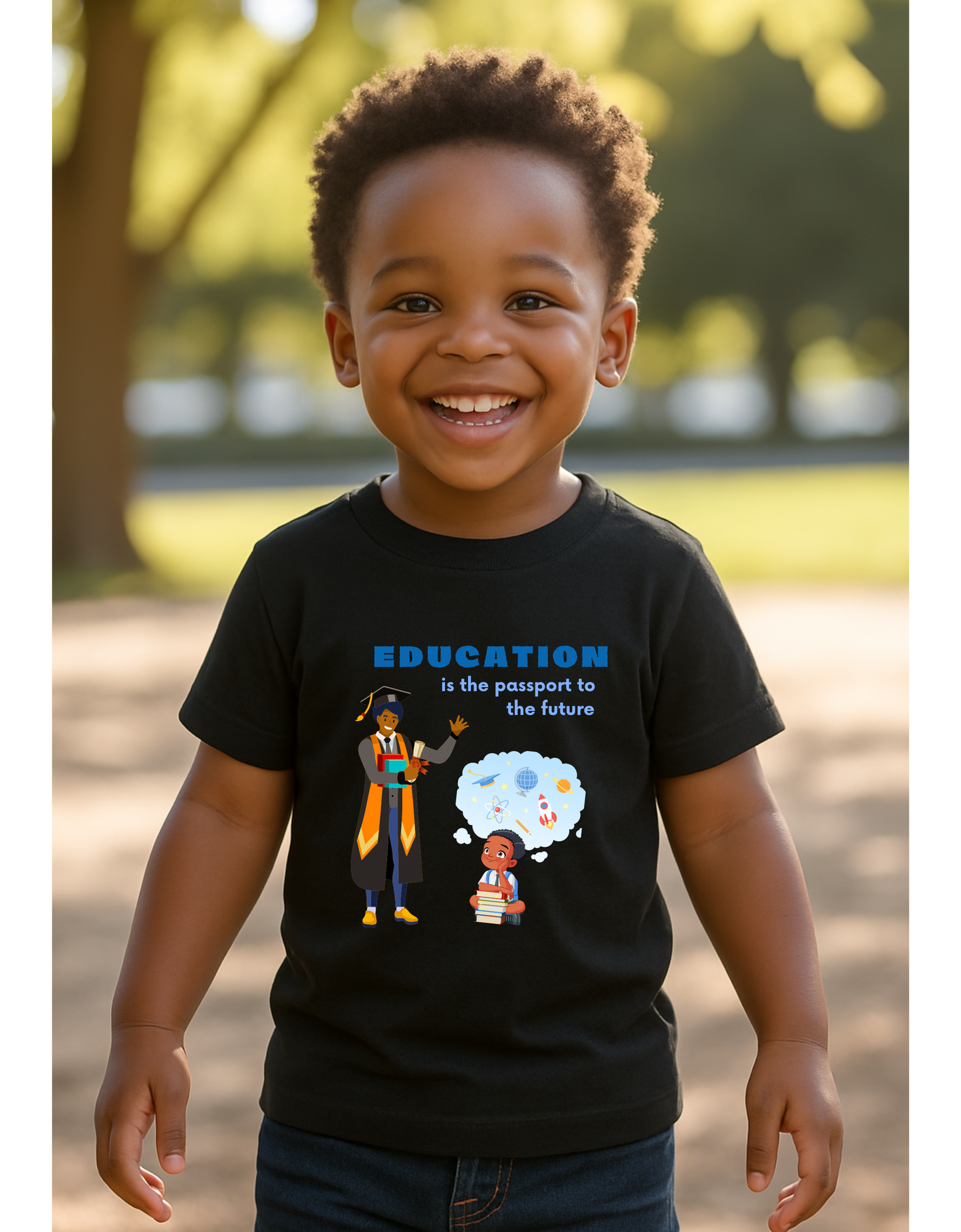 Education Is Key Short Baby Jersey Tees for Boys