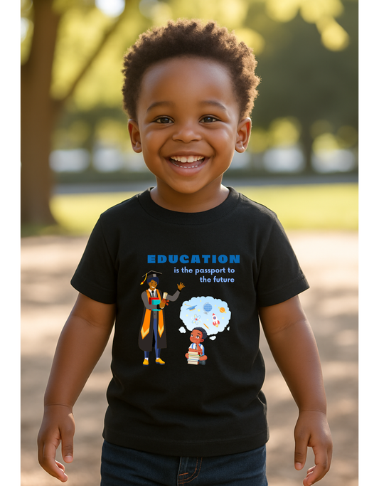 Education Is Key Short Baby Jersey Tees for Boys