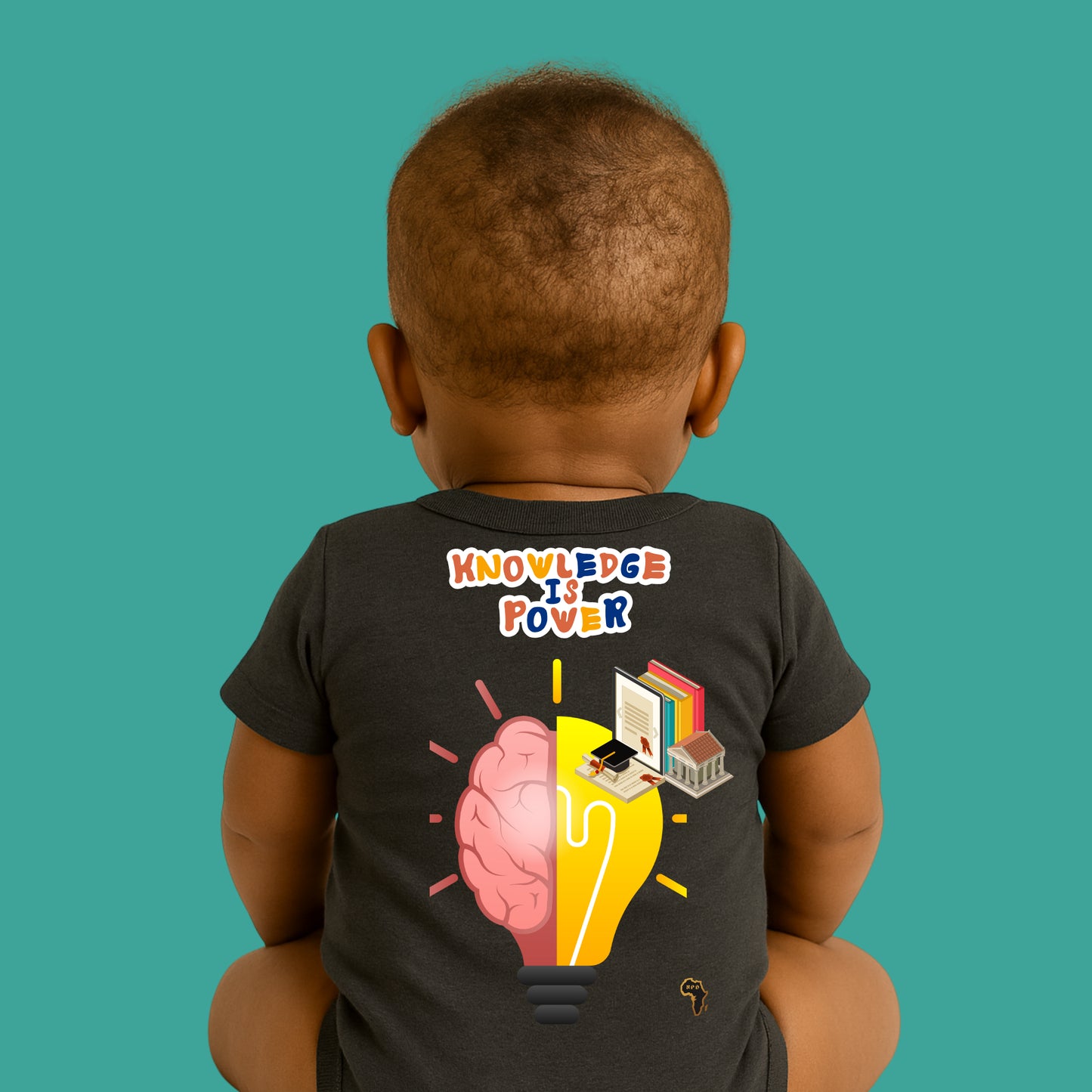 Education Is Key Short Sleeve Onesie Tee for Boys