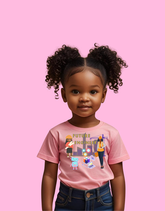 Future Engineer Short Sleeve Baby Jersey  Tee for Girls