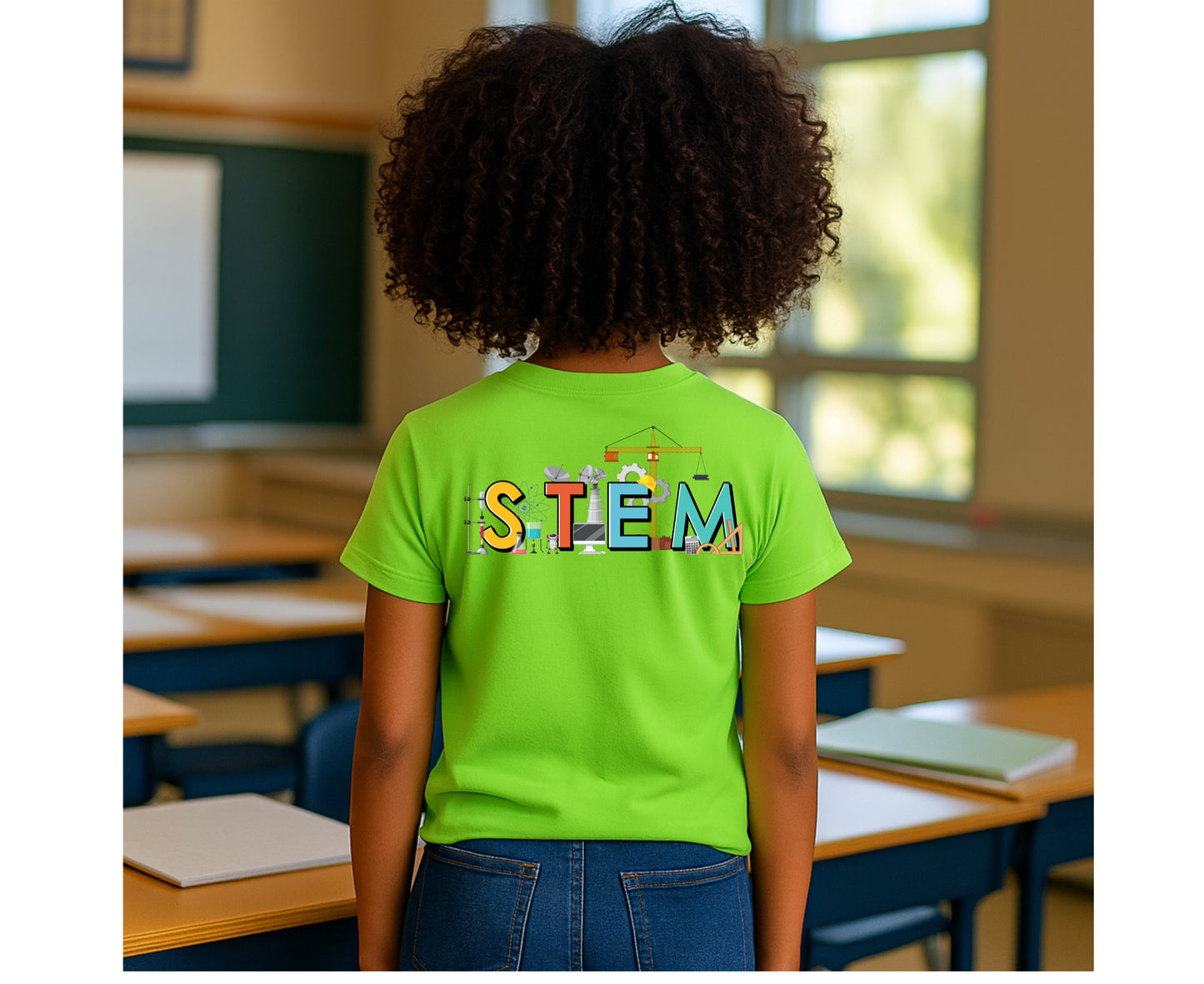 STEM Future Scientist Youth Short Sleeve Tee for Girls