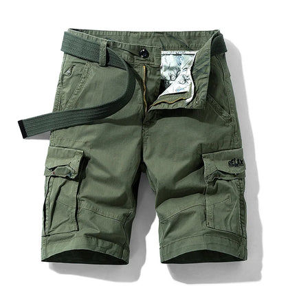 Men's Multi-Pocket Cotton Cargo Shorts | Quick-Dry Military Shorts in 13 Colors