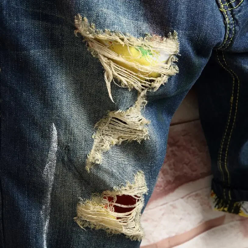 Boys Distressed Denim Shorts for Youth Boys