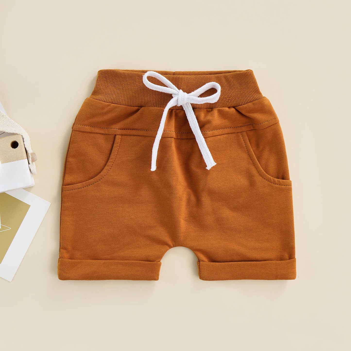 Casual Drawstring Shorts for Boys