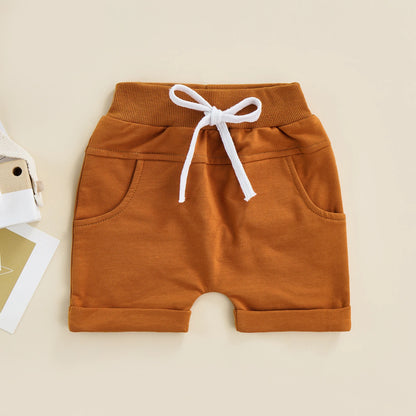 Casual Drawstring Shorts for Boys