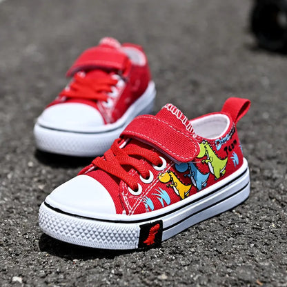 Boys' Dinosaur Print Sneakers