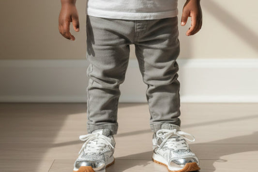 Boys Metallic Sneakers