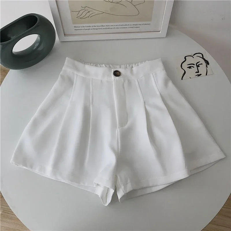 Youth Girls' High Waist Casual Shorts