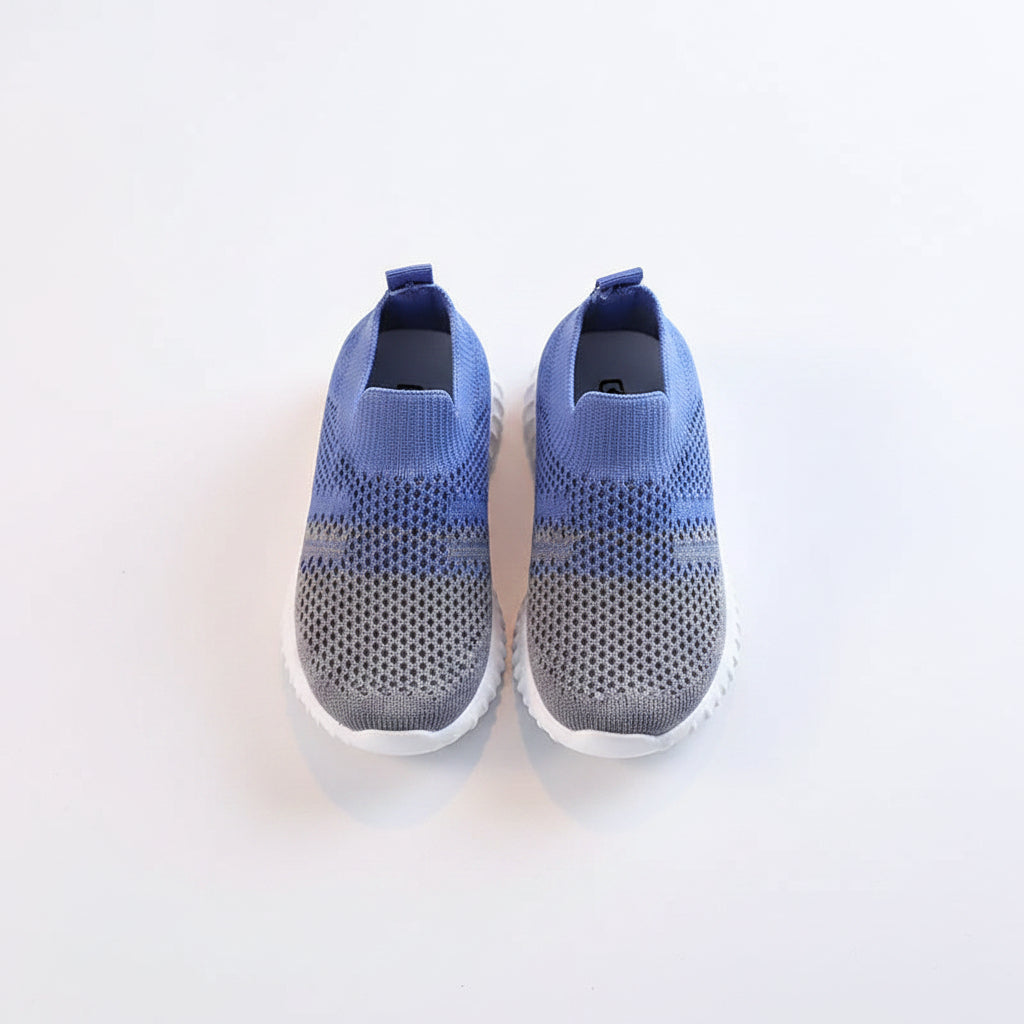 Girls' Knit Slip-On Breathable Sneakers