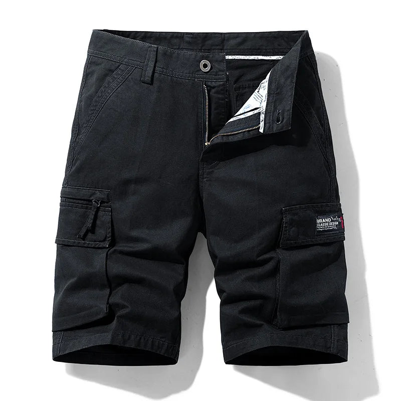 Men's Multi-Pocket Cotton Cargo Shorts | Quick-Dry Military Shorts in 13 Colors