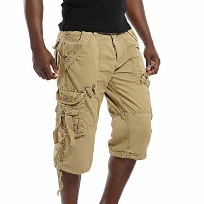 Youth Boys Knee-Length Cargo Shorts