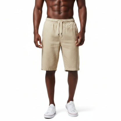 Men's Cotton Linen Casual Shorts